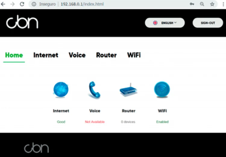 aceder router nowo