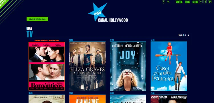 Hollywood Programação