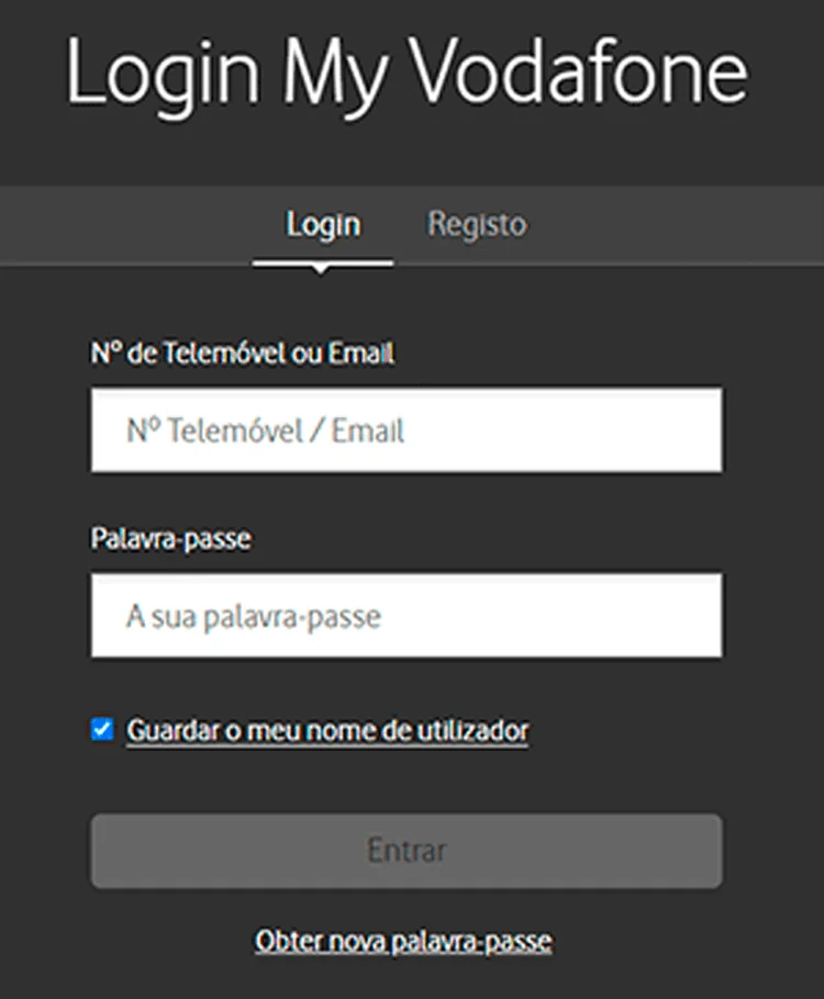 Login My Vodafone