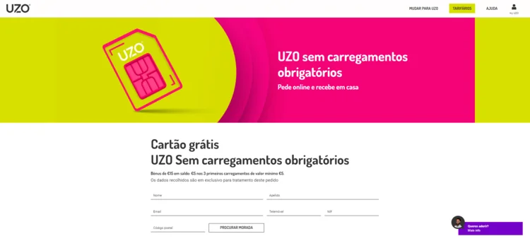 Uzo Cartão Grátis
