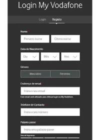 Registo My Vodafone