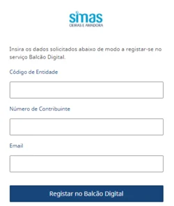 Registo SIMASnet